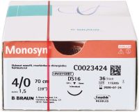 Monosyn® - 0,70m 4/0 DS16 (B. Braun Petzold)