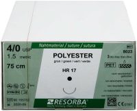 RESORBA® Nahtmaterial Polyester HR17 4/0 (Karl Hammacher)