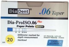 Diadent Dia-Pro Plus Papierspitzen 06 ISO020 100 Stück (Corim Dental)