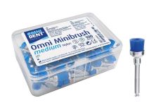 Omni Minibrush medium Nylonbürsten blau (Omnident)