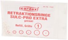 Sulc Pro Extra Retraktionsringe getränkt Gr. 1 (Cardex Dental)
