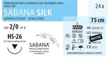 SABANA Silk 2-0 HS-26 75cm 3 (SABANA)