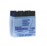 Bausch Progress 100 Streifen 100µ blau Plastikspender (Bausch)