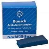 Artikulationspapier Streifen 200µ blau Nachfüllbox (Bausch)