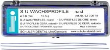 S-U-Wachsprofile rund Ø 0,6mm (Schuler-Dental)