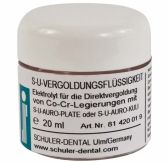 S-U-Vergoldungsflüssigkeit Tiegel 20 ml (Schuler-Dental)