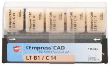 IPS Empress CAD LT C14 B1 (Ivoclar Vivadent)
