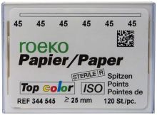 ROEKO Papierspitzen Top color Normalpackung Gr. 045 weiß (Coltene Whaledent)