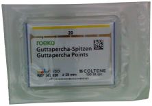 ROEKO Guttapercha-Spitzen color Gr. 020 gelb (Coltene Whaledent)