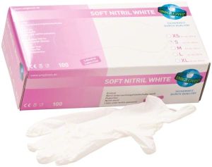 Soft Nitril white Premium Gr. S (Unigloves)