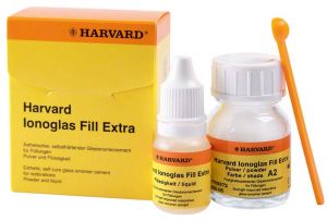 Harvard Ionoglas Fill Extra Flüssigkeit + Pulver A2 (Harvard Dental)