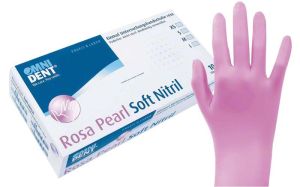 Rosa Pearl Soft Nitril Gr. M (Omnident)