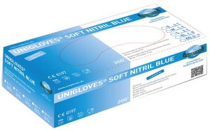 Soft Nitril blue 200 Größe S (Unigloves)