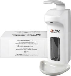 Wandspender für 1L/500ml Flaschen grau (Alpro Medical)