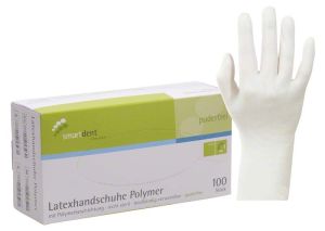 Latexhandschuhe Polymer Gr. L (smartdent)