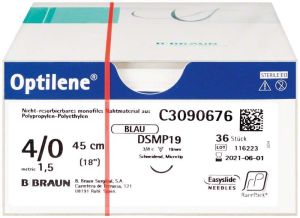 Optilene® - 0,45m 4/0 DSMP19 (B. Braun)