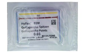 HyFlex™ EDM Guttaperchaspitzen 50/.03 (Coltene Whaledent)