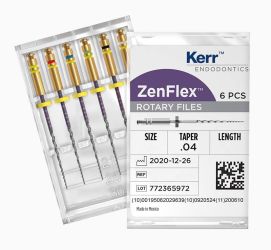 ZenFlex™ NiTi Rotary Feilen 21mm Sortiment 20-45/.04 (Kerr)
