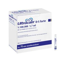 Ultracain® D-S forte 1:100.000 blau Zylinderampullen (Septodont)