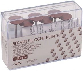Brown Silicone Points HP 114 (GC Germany)