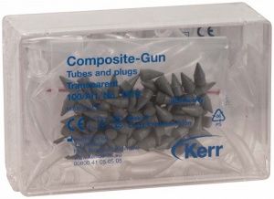 Composite-Gun Spitzen +Kolben transparent (Kerr)