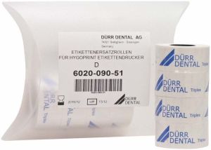 Hygoprint Etikettenersatzrolle doppelt selbstklebend (Dürr Dental)