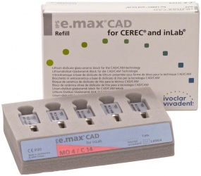 IPS e.max® CAD for inLab MO C14 4 (Ivoclar Vivadent)