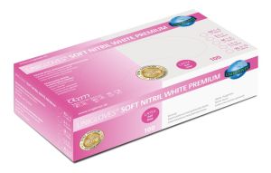 Soft Nitril white Premium Gr. M (Unigloves)