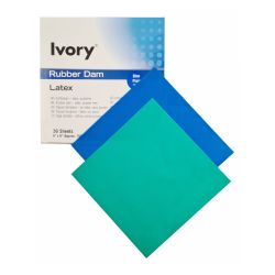 Ivory® Kofferdam Grün, 6 x 6, medium (Sigma Dental Systems)