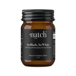 Natch® Zahnpasta Tabs SO BLACK, SO WHITE Flasche Flasche (Natch)