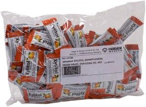 Xylitol Chewing Gum Portionspackung Frucht (Hager & Werken)